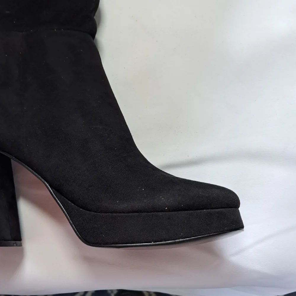 Nine West Suede Heeled Boots - Picture 5 of 9